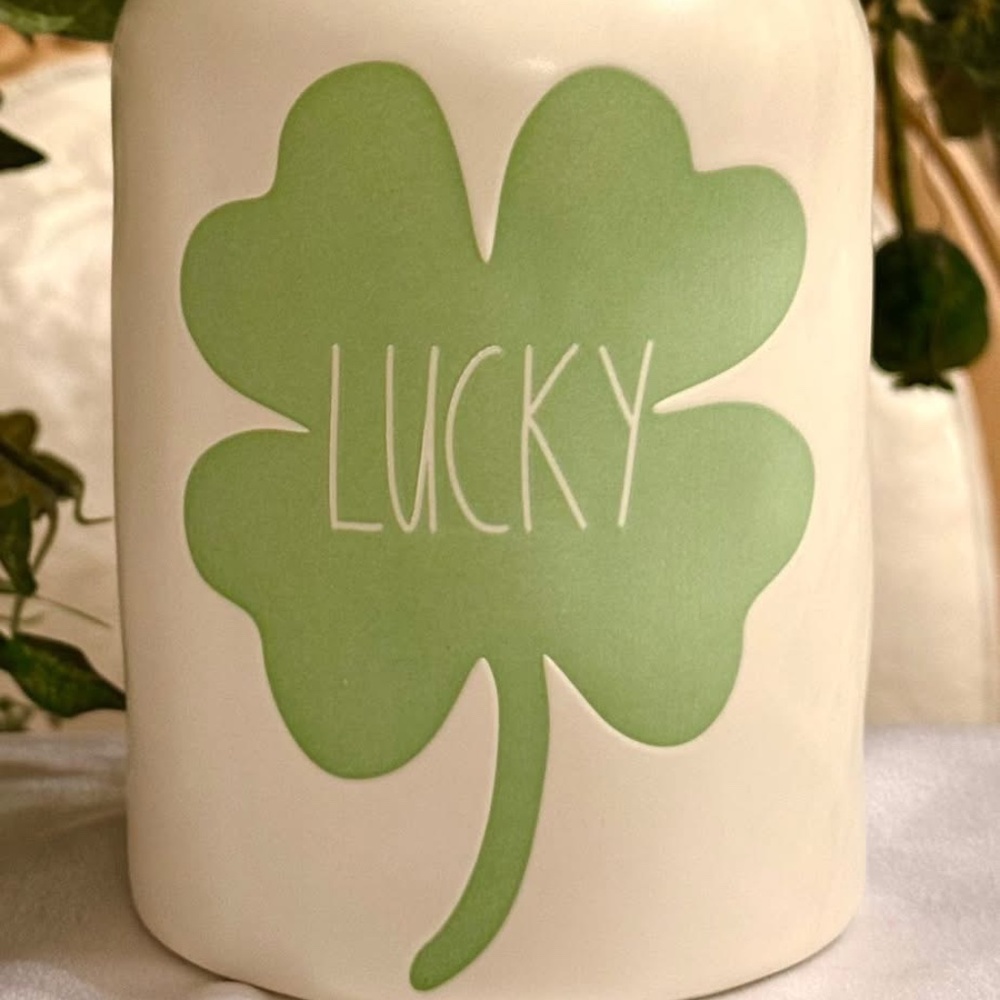 Rae Dunn “Lucky” Accessories Decor Jar - Picture 2 of 5